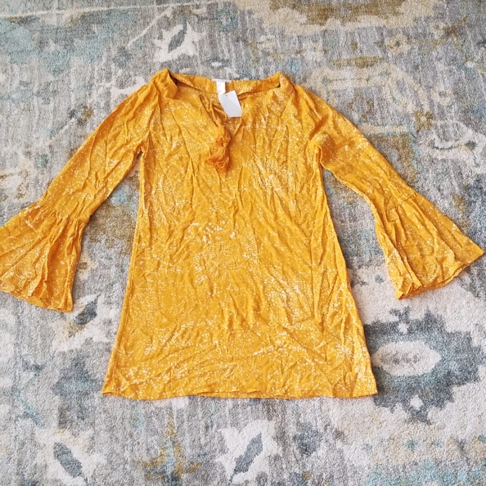 H&M Yellow Autumn Dress
